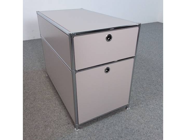 Standcontainer System4, Beige, ohne Schliesszylinder, Neu – Ideal für leichte Aufbewahrung