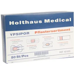 Holthaus Medical YPSIPOR Pflastersortiment sensitive, weiß, atmungsaktiv 50 St