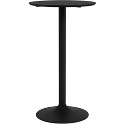 Actona »Ibiza« Bartisch rund Esche schwarz Furnier Ø 60x105 cm / Esche schwarz Furnier