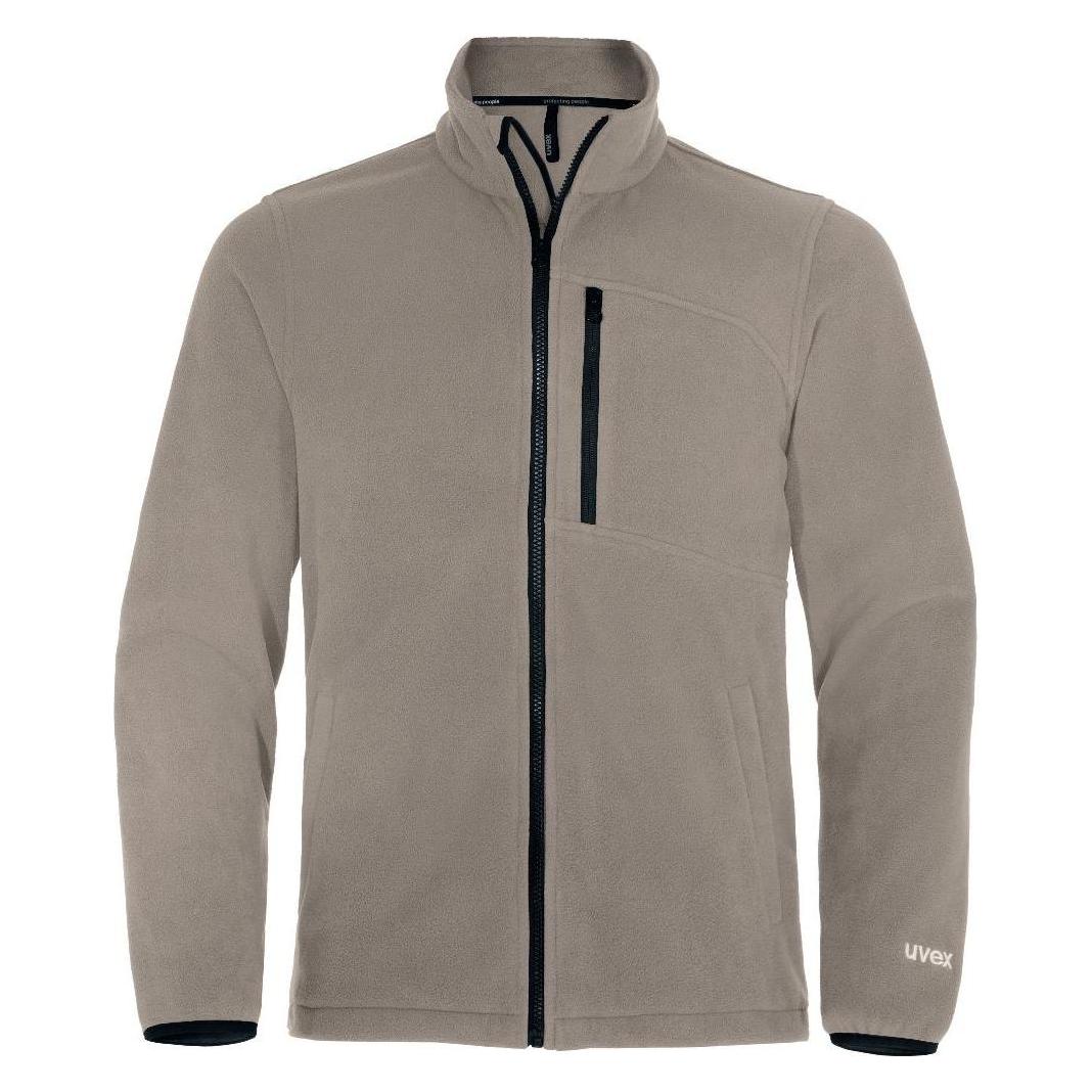 Uvex Fleecejacke suXXeed craft braun, beige 3XL (3XL) (8893214)