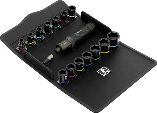 Wera 2090/16 Impaktor Universal, Werkstatt Schlagschraubendreher Set 3/8" (10 mm), Außen-Vierkant