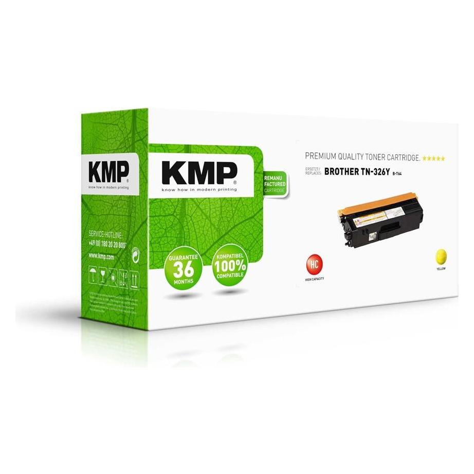 KMP B-T64 Toner yellow kompatibel mit Brother TN-326 Y (Y) (1246,3009)