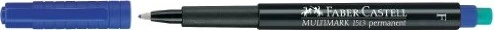 Faber-Castell Marker Multimark permanent F blau