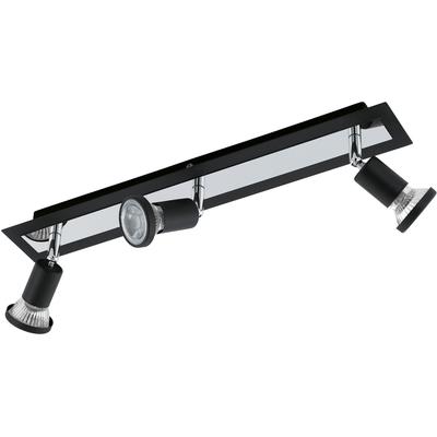 EGLO LED Deckenspots "SARRIA", schwarz (schwarz, chromfarben), 3, Leuchten, LED Deckenleuchte, LED Deckenlampe
