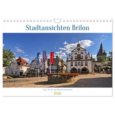 Stadtansichten Brilon (Wandkalender 2026 DIN A4 quer), CALVENDO Monatskalender