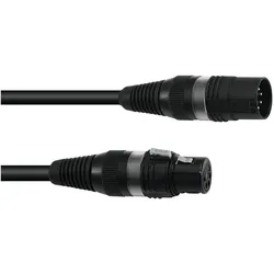 Sommer Cable DMX Kabel XLR 5pol 5m sw Hicon (5 m, XLR Kabel), Audiokabel