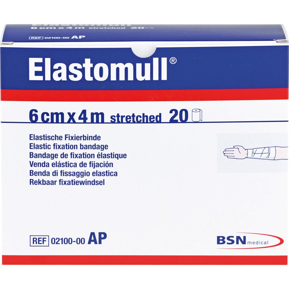 1001 Artikel Medical GmbH Elastomull 6 cmx4 m 2100 elastisch Fixierbinde 12656616