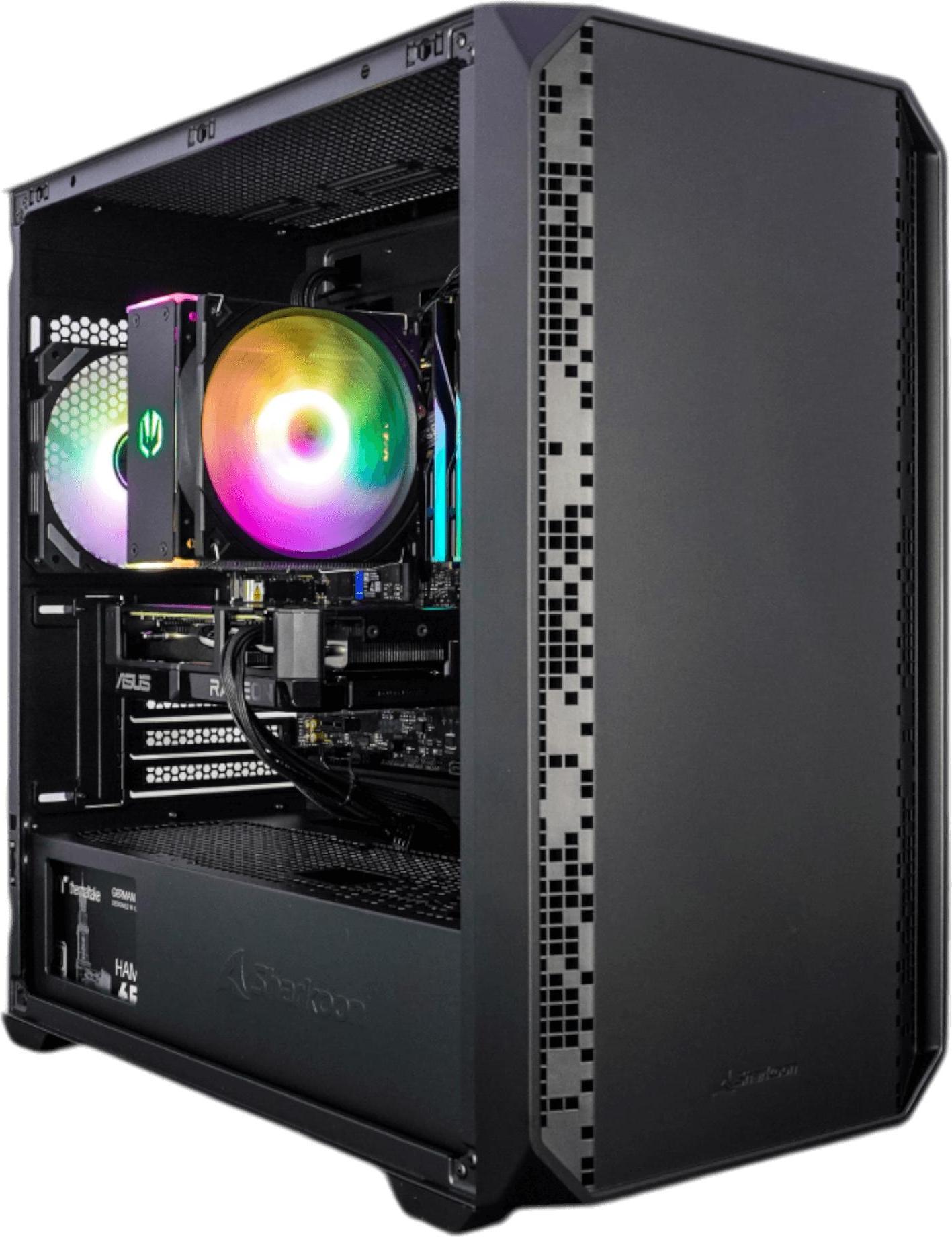 Gaming R5-7500F 32GB DDR5 1TB M.2 RX9060XT 8GB WLAN W11Pro