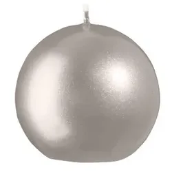 Kopschitz Kerzen Kugelkerzen Metallic Matt Stein Ø 60 mm, 12 Stück