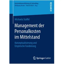 Management der Personalkosten im Mittelstand, Fachbücher von Michaela Staffel