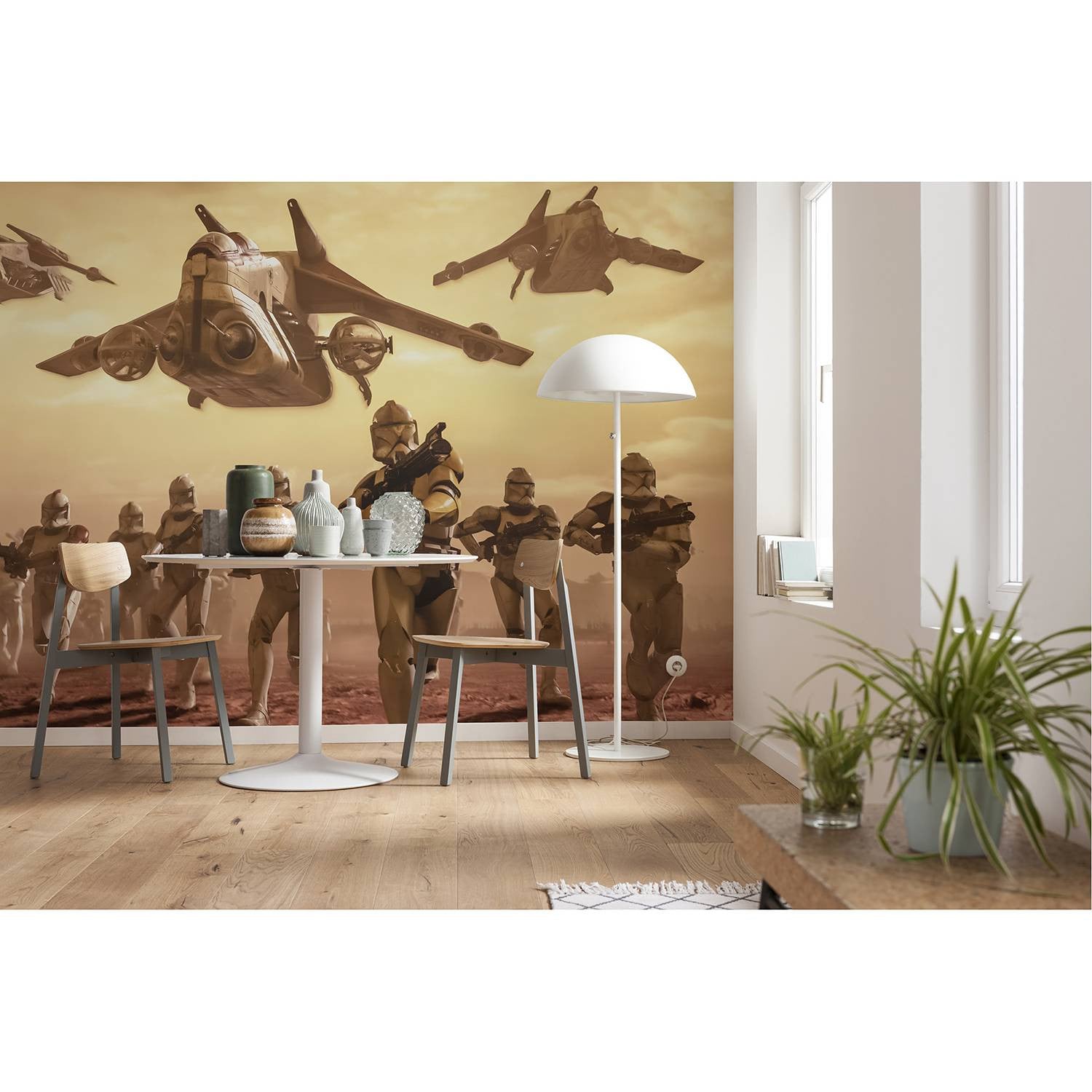 home24 Fotobehang StarWars Classic CloneTrooper Breedte: 400 cm, Hoogte: 260 cm