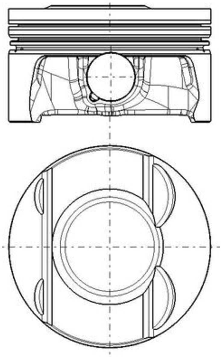Piston MAHLE 028 PI 00174 002
