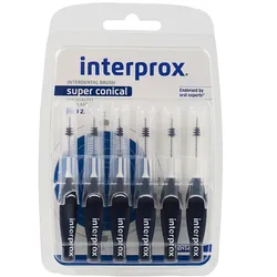 INTERPROX super conical blau Interdentalbürste 6 St