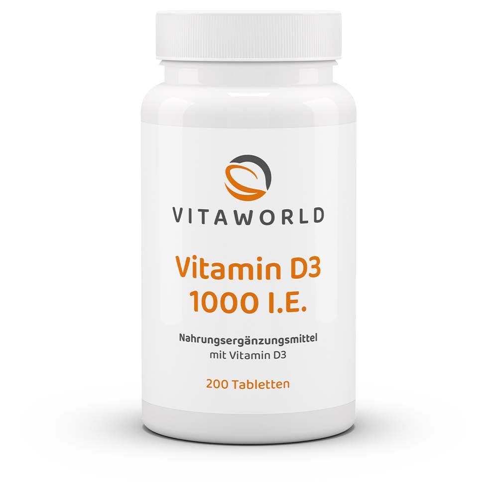 Vitamin D3 1000 I.e. pro Tag Tabletten 200 St