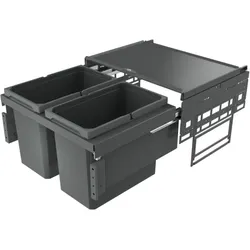 Naber Abfallsammler Cox® Base 360 S/600-2 anthrazit 8013304