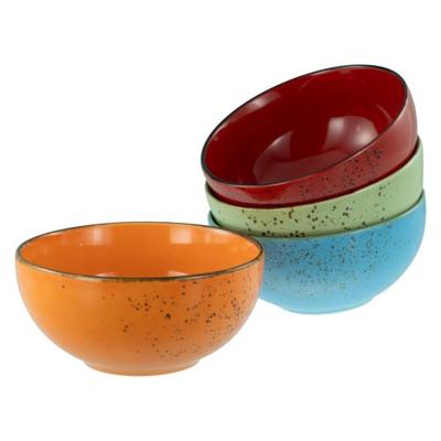 CreaTable Nature Collection bunt Buddha Bowl 4-tlg Steinzeug