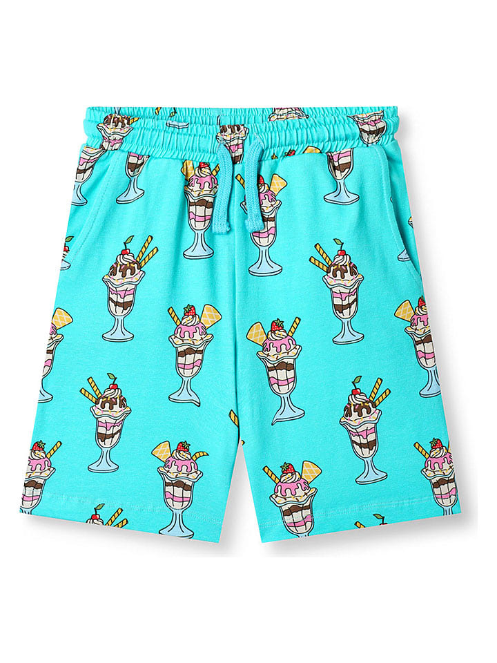 Småfolk Shorts "Gala" in Türkis - 122/128