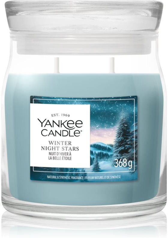 Yankee Candle Winter Night Stars bougie parfumée 368 g