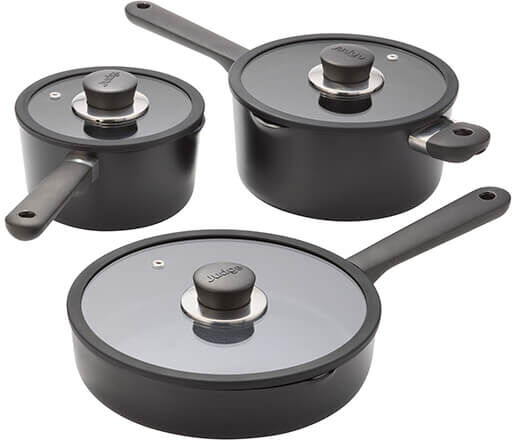 Judge Vista Ceramic 3 Piece Draining Cookware Set