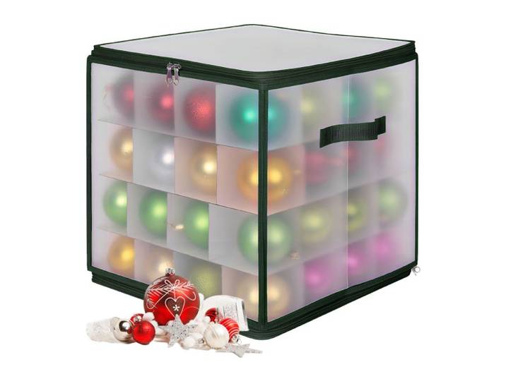 Relaxdays Weihnachtskugel Aufbewahrungsbox