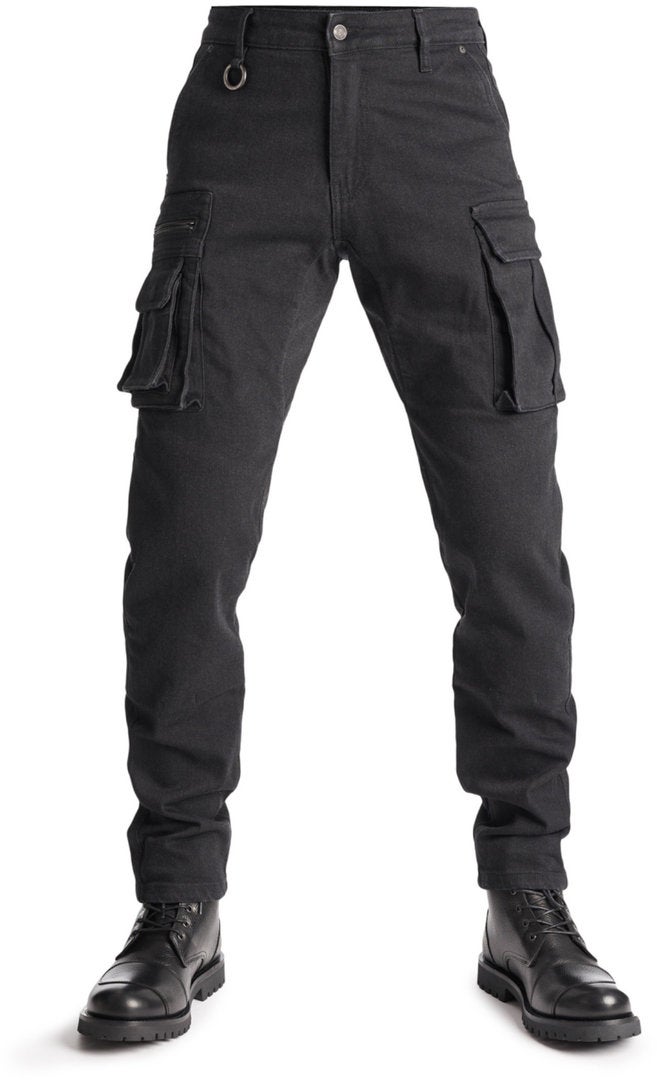Pando Moto Desert Cargo Motorrad Textilhose DESERT-CARGO-BLACK-W30-L34