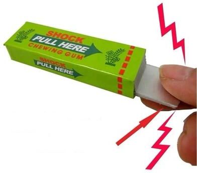 Modern Mode Marketplace Shock Gum Prank Toy Funny Electric Gag Gift Shock Gum Prank Toy Funny Electric Gag Gift