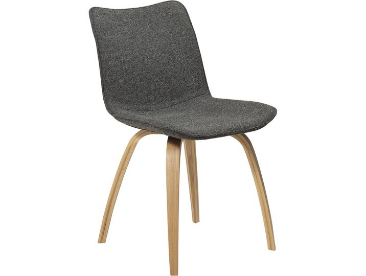 DAN-FORM Stuhl 2er-Set Glee grau/braun Stoff