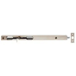 Magni, Holzverbinder, Alberts 126247 Rohrkantriegel mit Hebel silberfarbig lackiert mit Schliessblech 250 x (1 Stk.)
