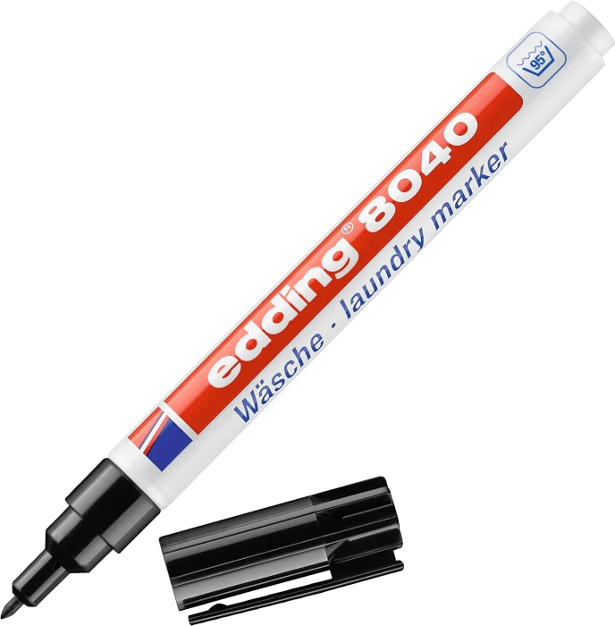 EDDING 8040 Marker für Textilstoff, schwarz