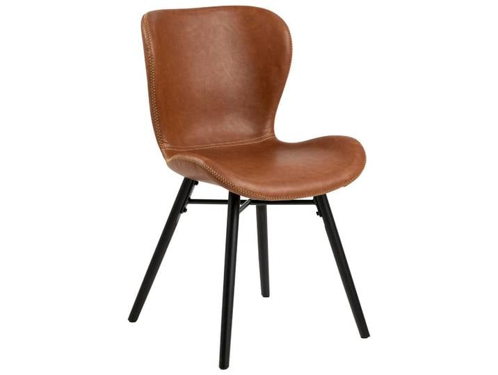 Ambia Home Stuhl, Braun, Kautschukholz, massiv, Uni, konisch, 47x82.5x56 cm, Reach, Esszimmer, Stühle, Esszimmerstühle, Vierfußstühle