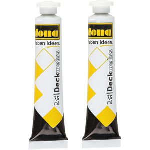 Idena Deckweiß 623026, 2 Tuben a 7,5 ml