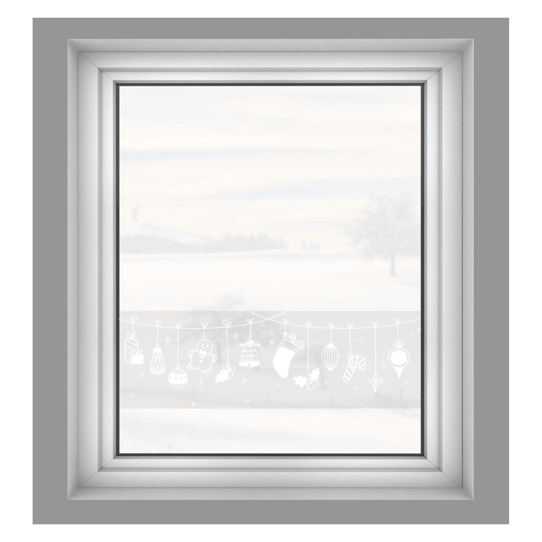 Gardinia Fenstefolie X-Mas Girlande 20 x 150 cm (150 x 20 cm) (36945)