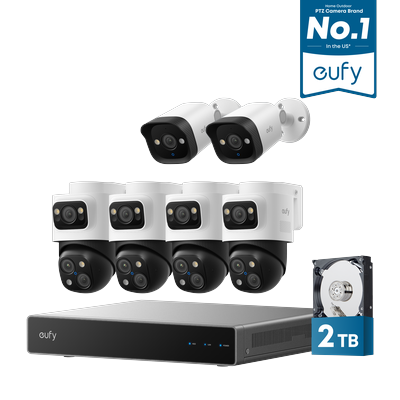 eufy PoE NVR Security System S4 Max + 2 Bullet Cameras