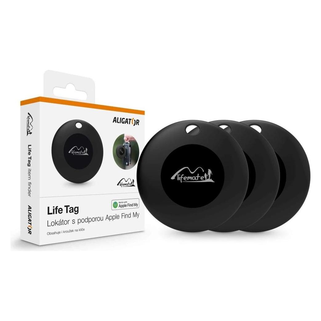 Aligator 3er-Set Lifetag-Tags mit Apple Find My-Unterstützung (Apple, iOS) (APD002)
