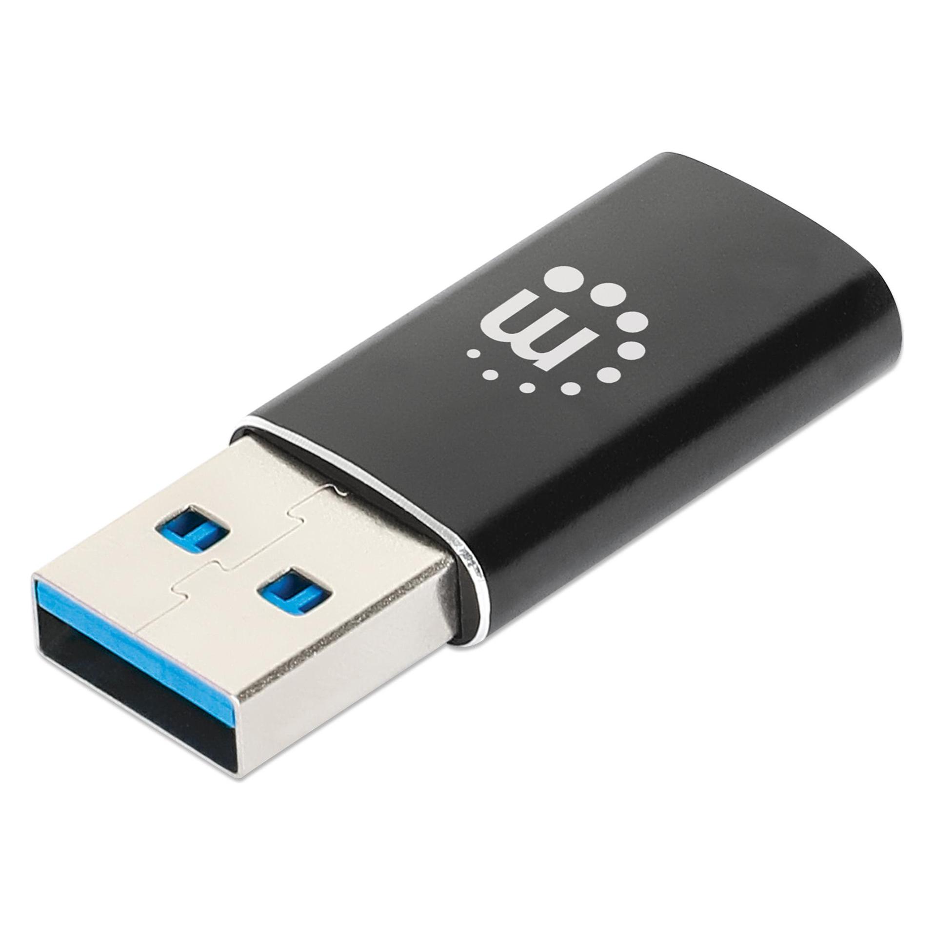 Manhattan USB A - USB C Adapter (USB-A, USB-C) (153980)