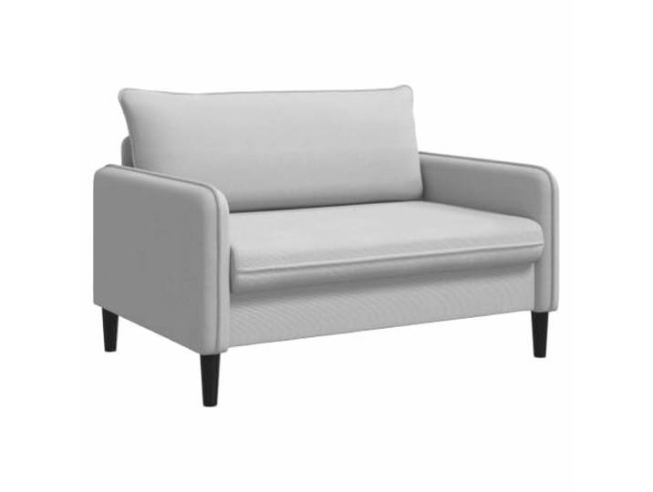 KDVXBCQJH XXL Sessel Samt Polstersessel Hellgrau Modern 128 cm Breiter Loungesessel mit weicher Polsterung und stabiler Metallbasis fuer Wohnzimmer und Schlafzimmer.