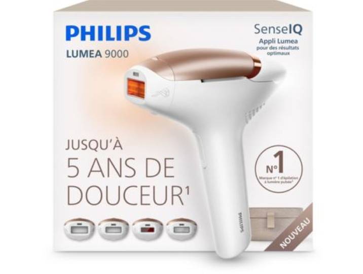 Philips - Epilateur Lumière Pulsée Bri984/00 Plus Rose Champagne