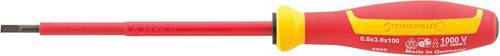 Stahlwille 4660 VDE 6 1,2X 6,5X150 VDE SCHLITZSCHRAUBENDREHER MIT DRALL-GRIFF Schlitz-Schraubendreher