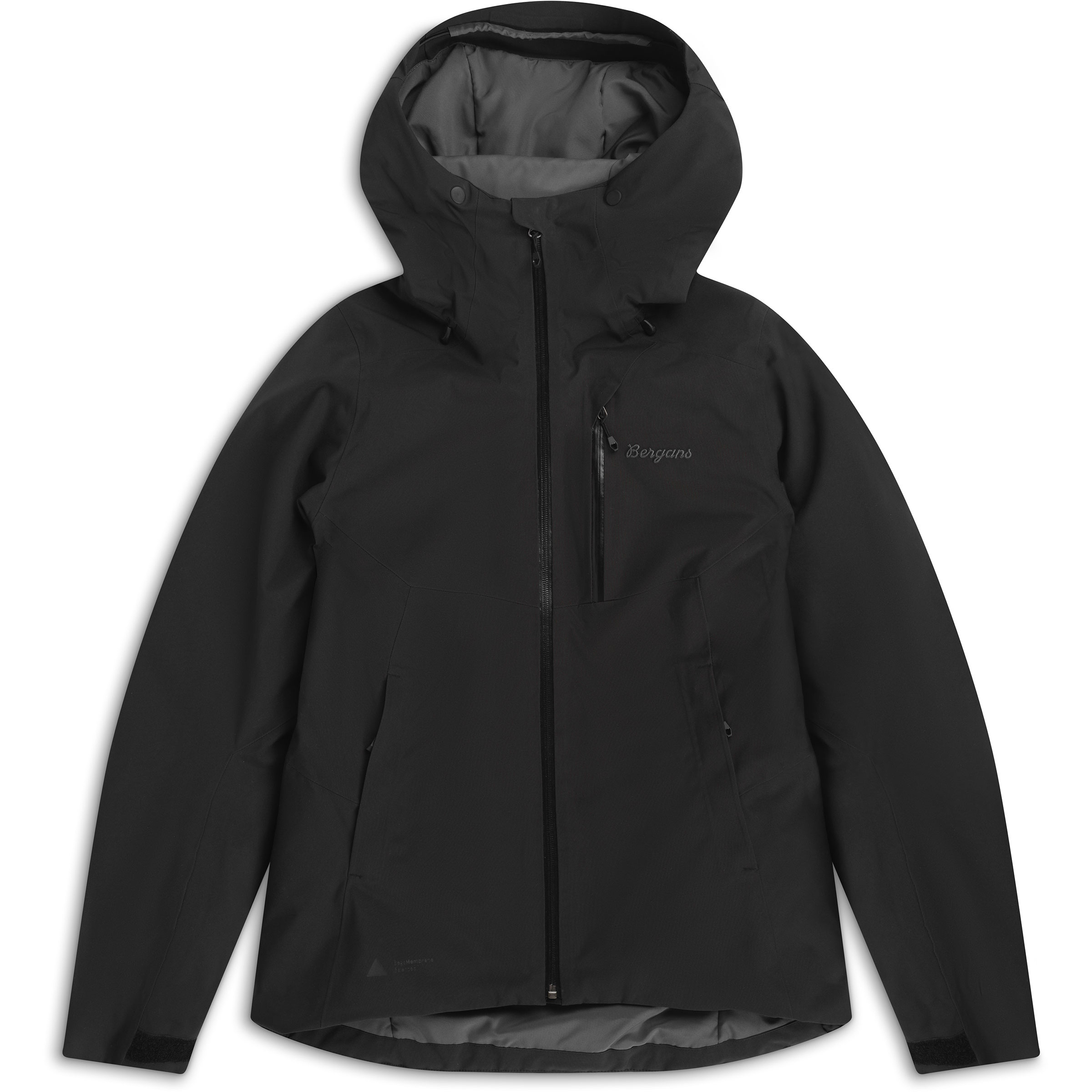 Bergans Oppdal Insulated Shell Damen Isolationsjacke schwarz Größe XXL Skifahren | Freeride Elastisch Wasserabweisend