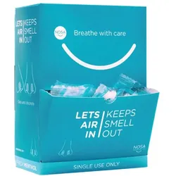 Geruchsentferner Ampri NOSA PLUGS Nasenstopfen 100 Stück diskrete Nasenplugs, die schlechte Gerüche reduzieren