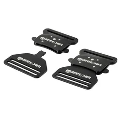 Mares Metall Buckle Aluminium schwarz - Harness Schnalle