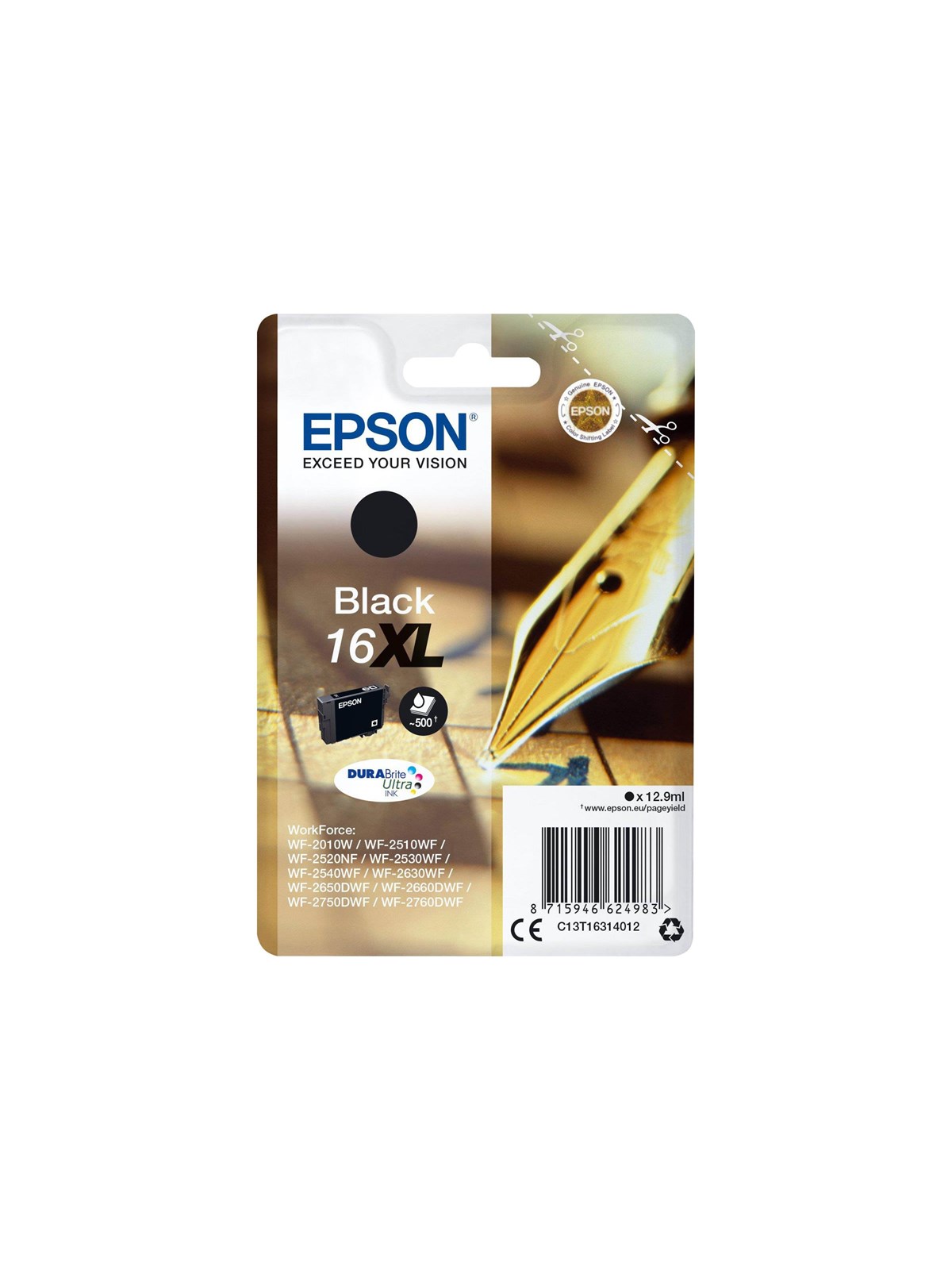 Epson 16XL - Black Ink - Blister