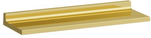 LAUFEN Kartell Ablage H3853300870001 450x155x40mm, Gold