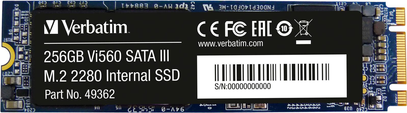 Verbatim Vi560 S3 M.2 SSD - 256GB 49362