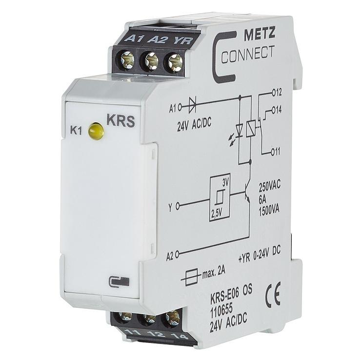 Metz Connect Schwellwertschalter 24, 24 V/AC, V/DC (max) 1 Wechsler 110655 1 St (110655)