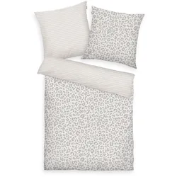 Bettwäsche TOM TAILOR Satin (LB 135x200 cm) - grau - LB 135x200 cm