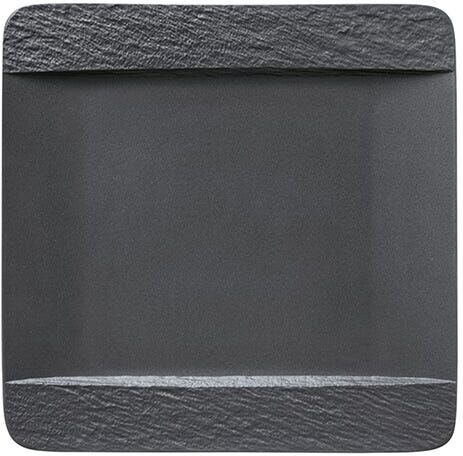 Villeroy & Boch Manufacture Rock Noire Square Flat Plate