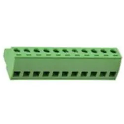 RS PRO Steckbarer Klemmenblock Steckverbinder 11-K, Elektronikkabel + Stecker, Grün