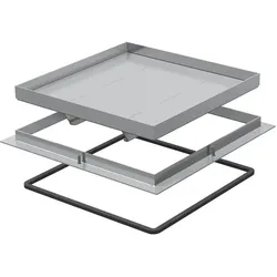 OBO 7405908 Schwerlast-Rahmenkassette blind 282x282x40 Edelstahl, rostfrei A2 1.4301 RK SL1 V2 40