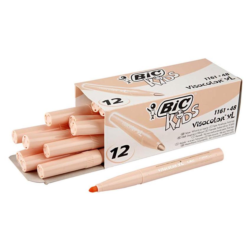 Bic Kids Visacolor XL Hautfarbe (12x) (3270220085386)